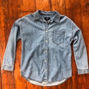 Gap Denim Button-Up Shirt
